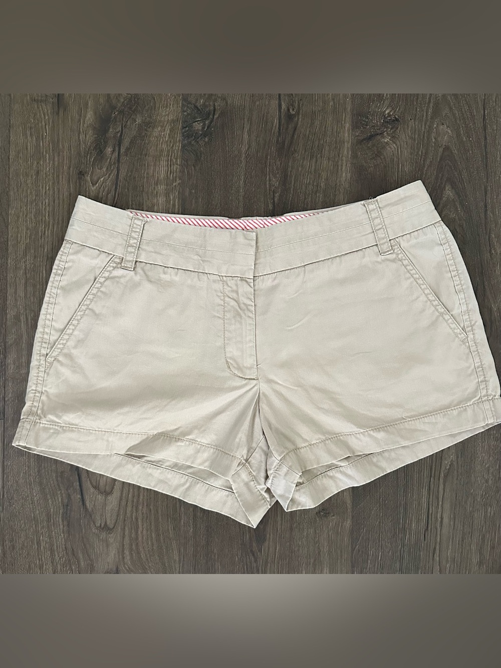 J. Crew Light Khaki 3” Chino Shorts